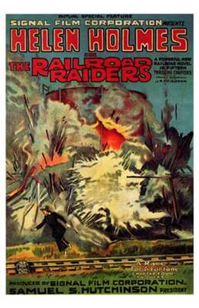 Framed Railroad Raiders Print