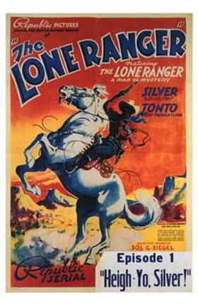 Framed Lone Ranger - Episode 1 Print
