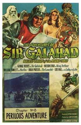 Framed Adventures of Sir Galahad Print