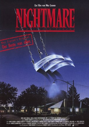 Framed Nightmare on Elm Street  a - movie Print