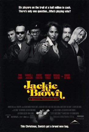 Framed Jackie Brown 6 Players Print
