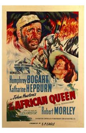 Framed African Queen Robert Morley Print