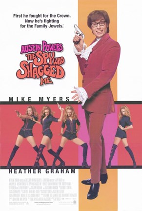 Framed Austin Powers 2: the Spy Who Shagged Me With Mike Meyers Print