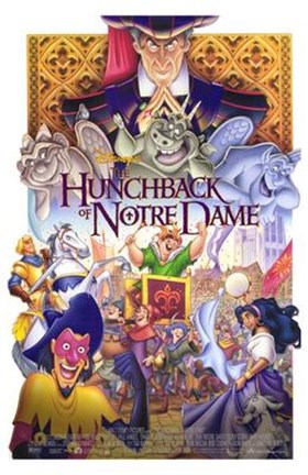 Framed Hunchback of Notre Dame Print
