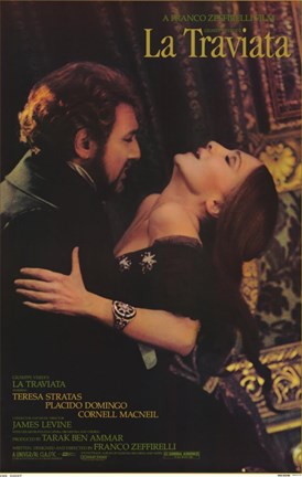 Framed La Traviata Romance Print