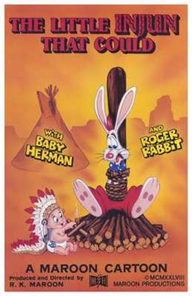 Framed Little Injun That Could Print