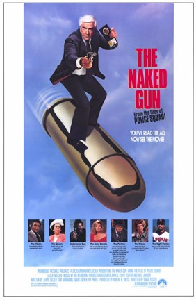 Framed Naked Gun: from the Files of Police Squa Print