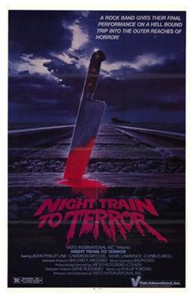 Framed Night Train to Terror Print