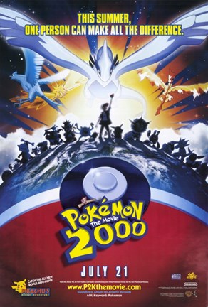 Framed Pokemon the Movie 2000: the Power of One Print