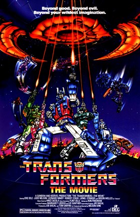 Framed Transformers: The Movie - style A Print