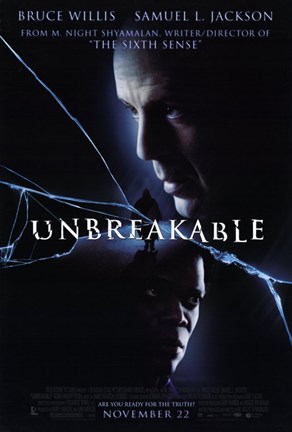 Framed Unbreakable movie poster Print