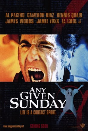 Framed Any Given Sunday Print