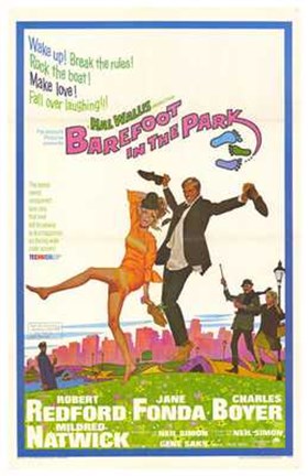 Framed Barefoot in the Park Print