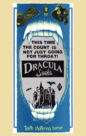 Framed Dracula Sucks, c.1979 Print