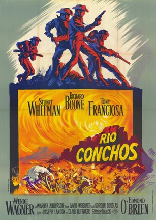 Framed Rio Conchos Print