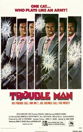 Framed Trouble Man Print