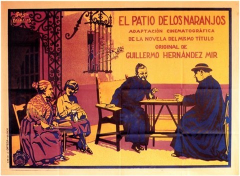 Framed El Patio De Los Naranjos Print