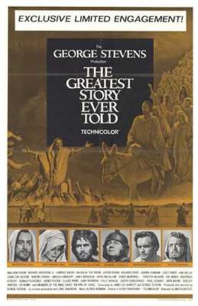 Framed Greatest Story Ever Told (gold) Print