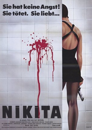 Framed La Femme Nikita - woman standing Print
