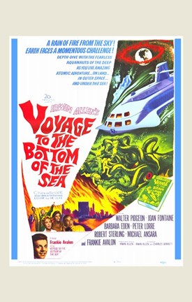 Framed Voyage to the Bottom of the Sea Print