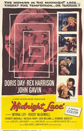 Framed Midnight Lace Print