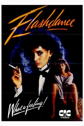 Framed Flashdance Jennifer Beals Print