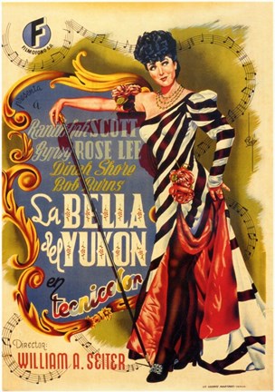 Framed Belle of the Yukon Print