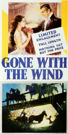Framed Scenes from Gone with the Wind Print