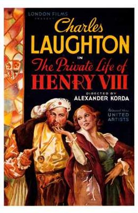 Framed Private Life of Henry VIII Charles Laughton Print