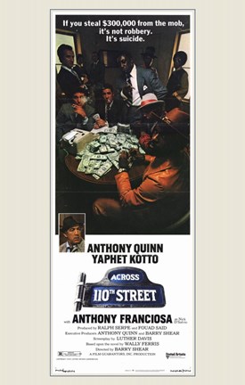 Framed Across 110Th Street Movie Print