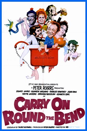Framed Carry on Round the Bend Print
