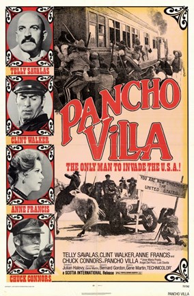Framed Pancho Villa Print