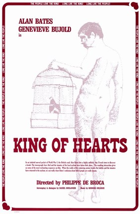 Framed King of Hearts Print