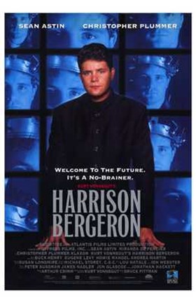 Framed Kurt Vonnegut's Harrison Bergeron Print