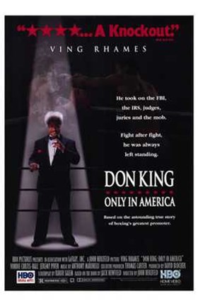 Framed Don King: Only in America Print