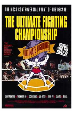 Framed Ultimate Fighting Championships Print