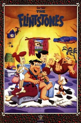Framed Flintstones (Tv) Print