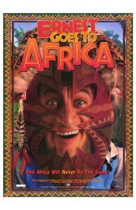 Framed Ernest Goes to Africa Print