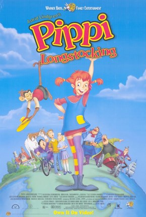 Framed Pippi Longstocking Print