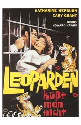 Framed Bringing Up Baby - German Print