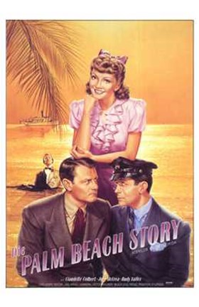 Framed Palm Beach Story Print