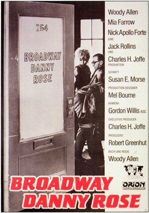 Framed Broadway Danny Rose Print
