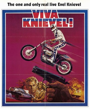 Framed Viva Knievel Print