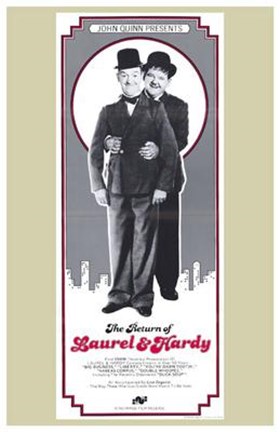 Framed Return of Laurel and Hardy Print