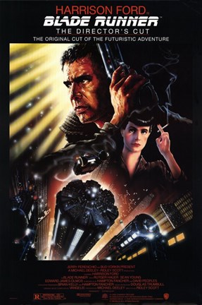 Framed Blade Runner Futuristic Adventure Print