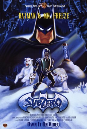 Framed Batman Mr Freeze: Subzero Print
