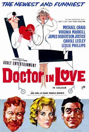 Framed Doctor in Love Print