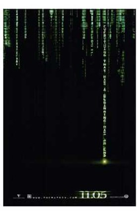 Framed Matrix Revolutions Code Print