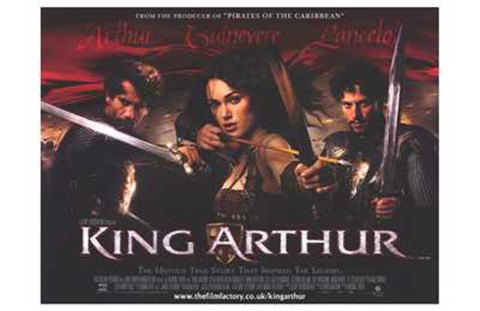 Framed King Arthur Keira Knightley as Guinevere Print
