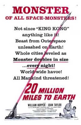 Framed 20 Million Miles to Earth Print